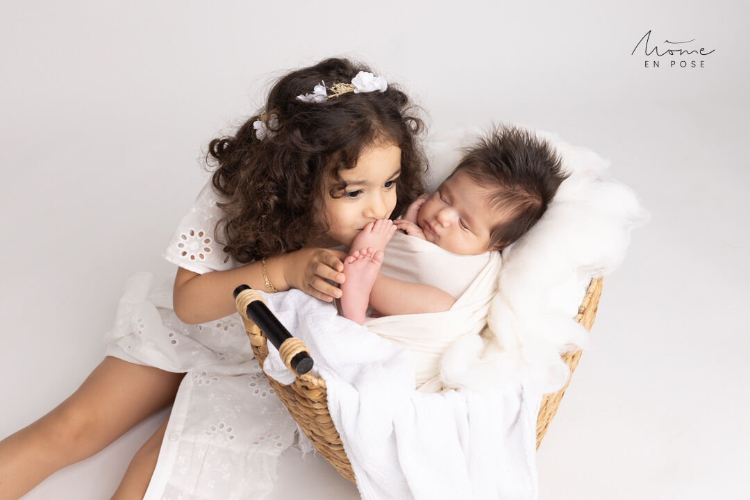 Des photos de bébé avec votre ainé (e)