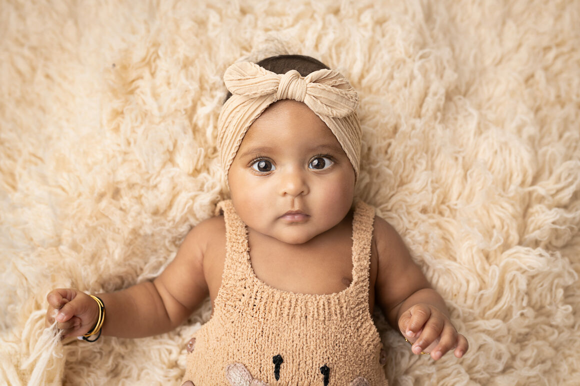 Séance photo bébé de 5 mois