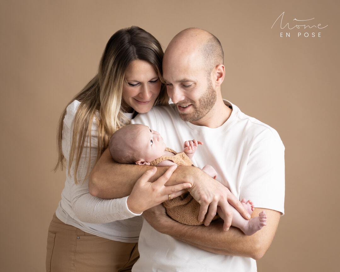 Shooting bébé en famille