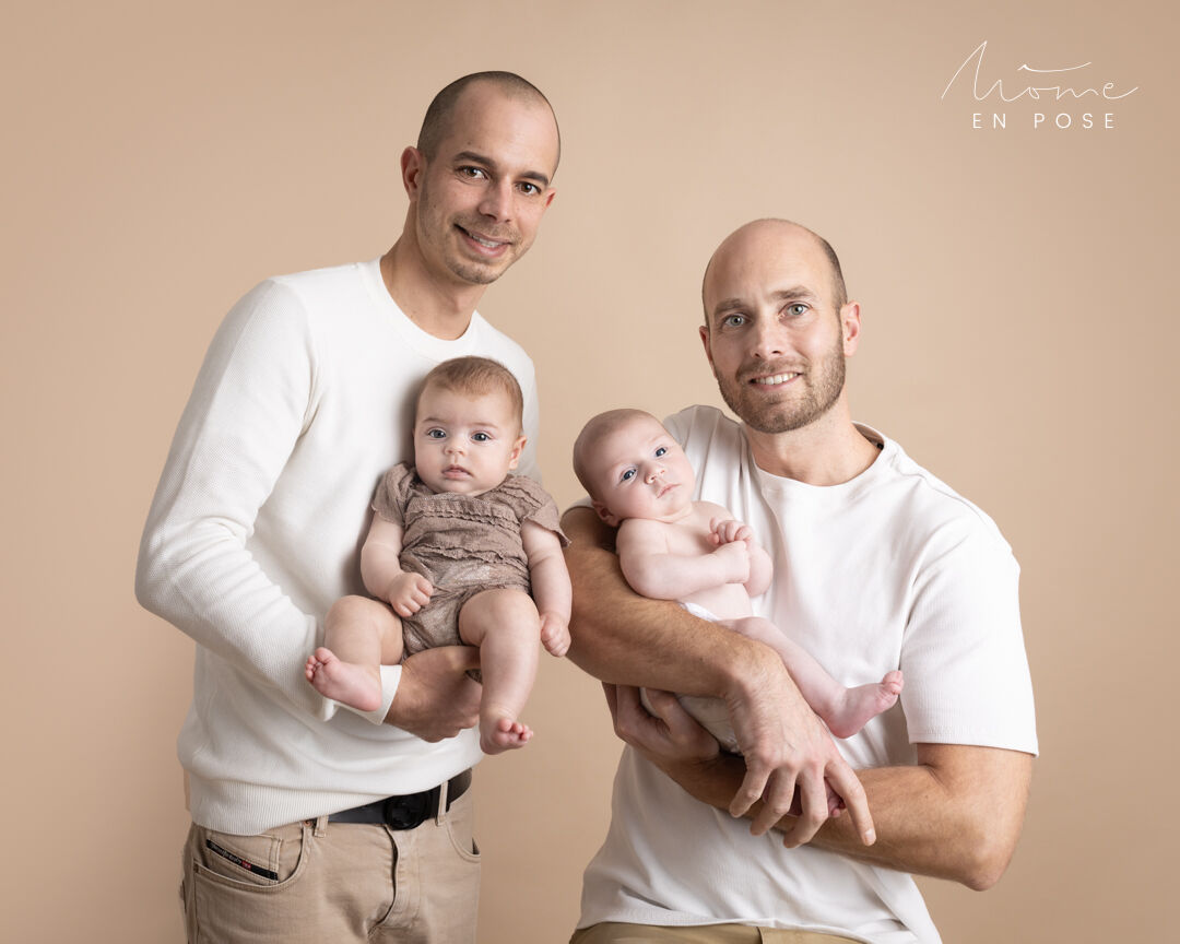 Shooting bébé en famille