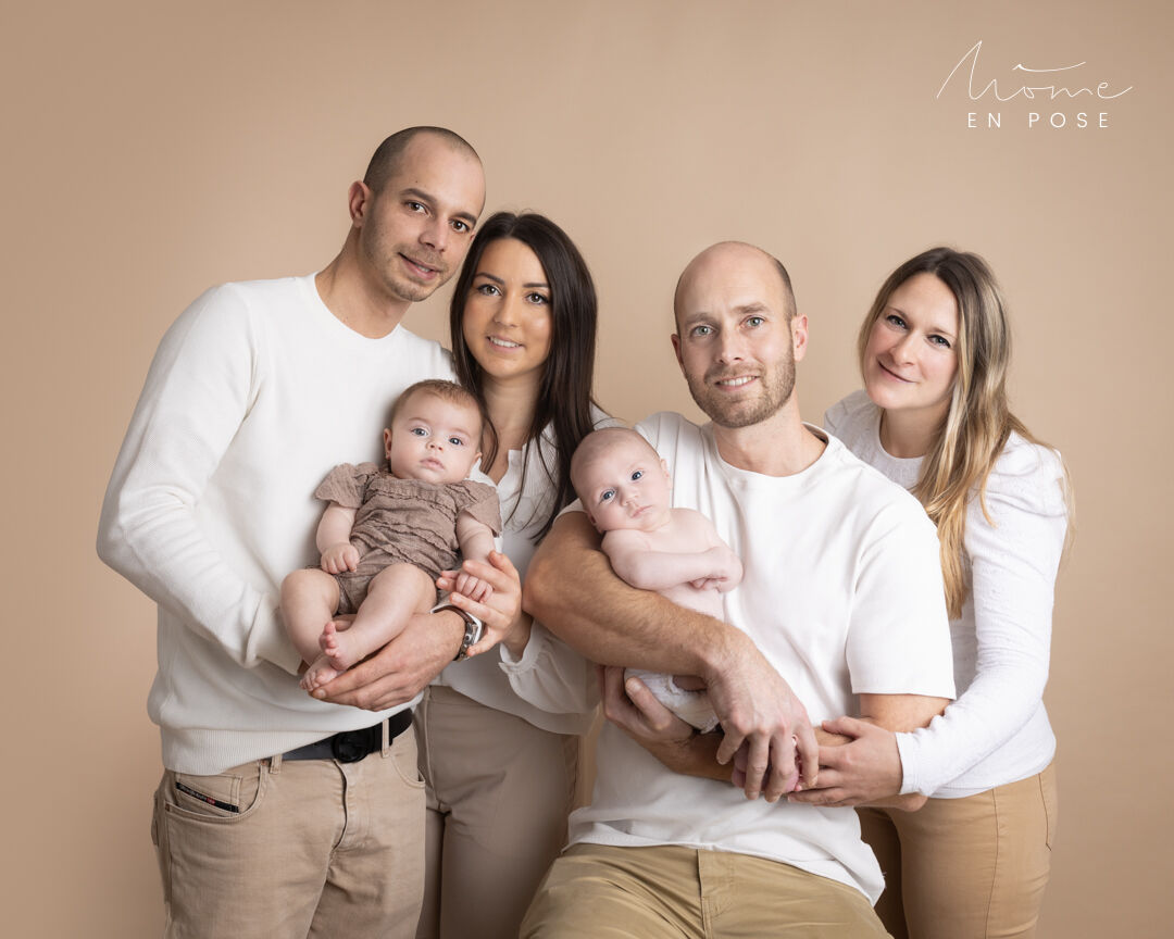 Shooting bébé en famille