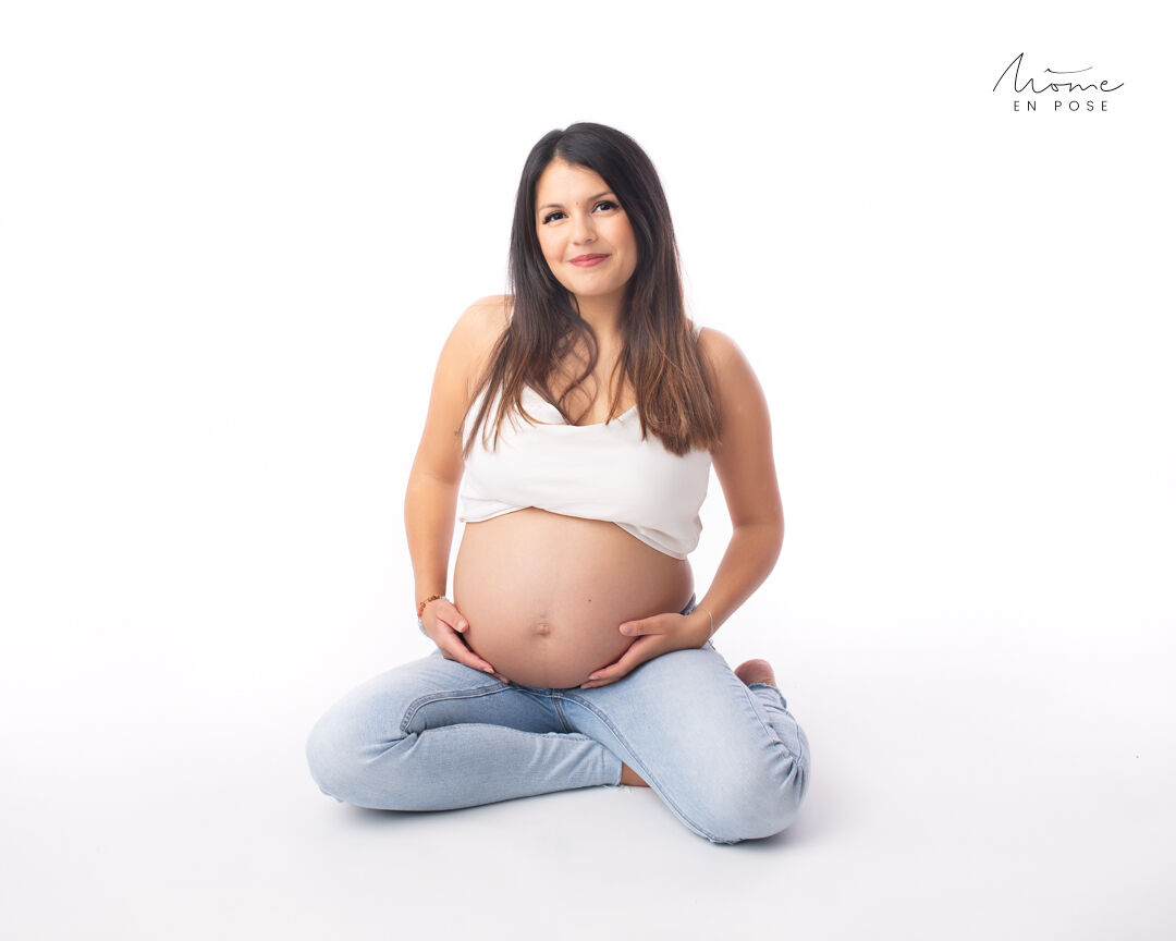 Shooting grossesse avec vos ainés