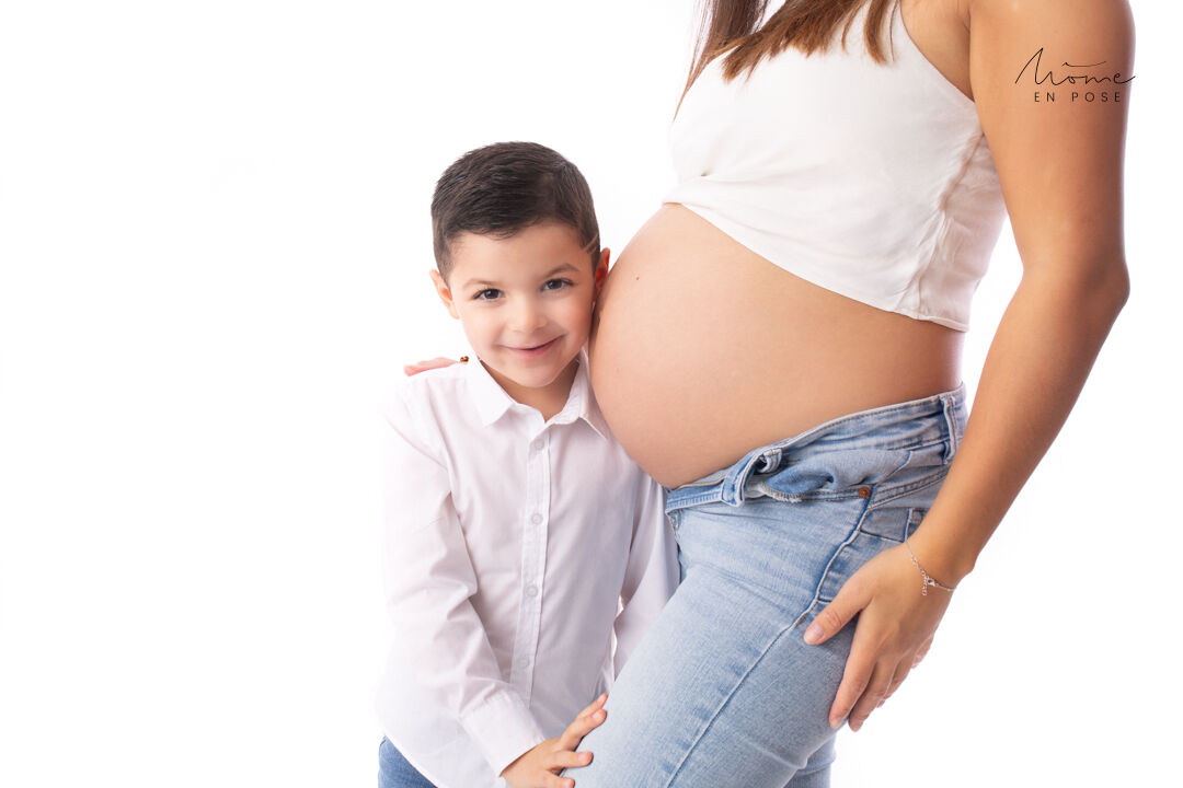 Shooting grossesse avec vos ainés