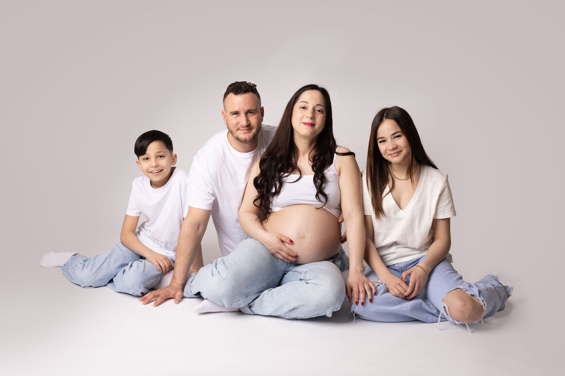 Shooting grossesse en famille