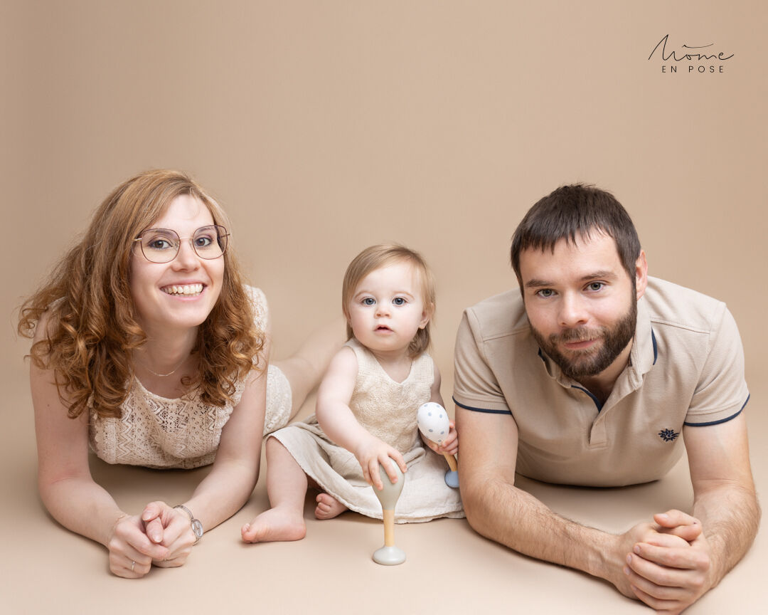 Shooting famille pour fêter les un an de bébé