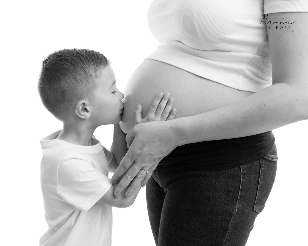Séance grossesse avec un ainé