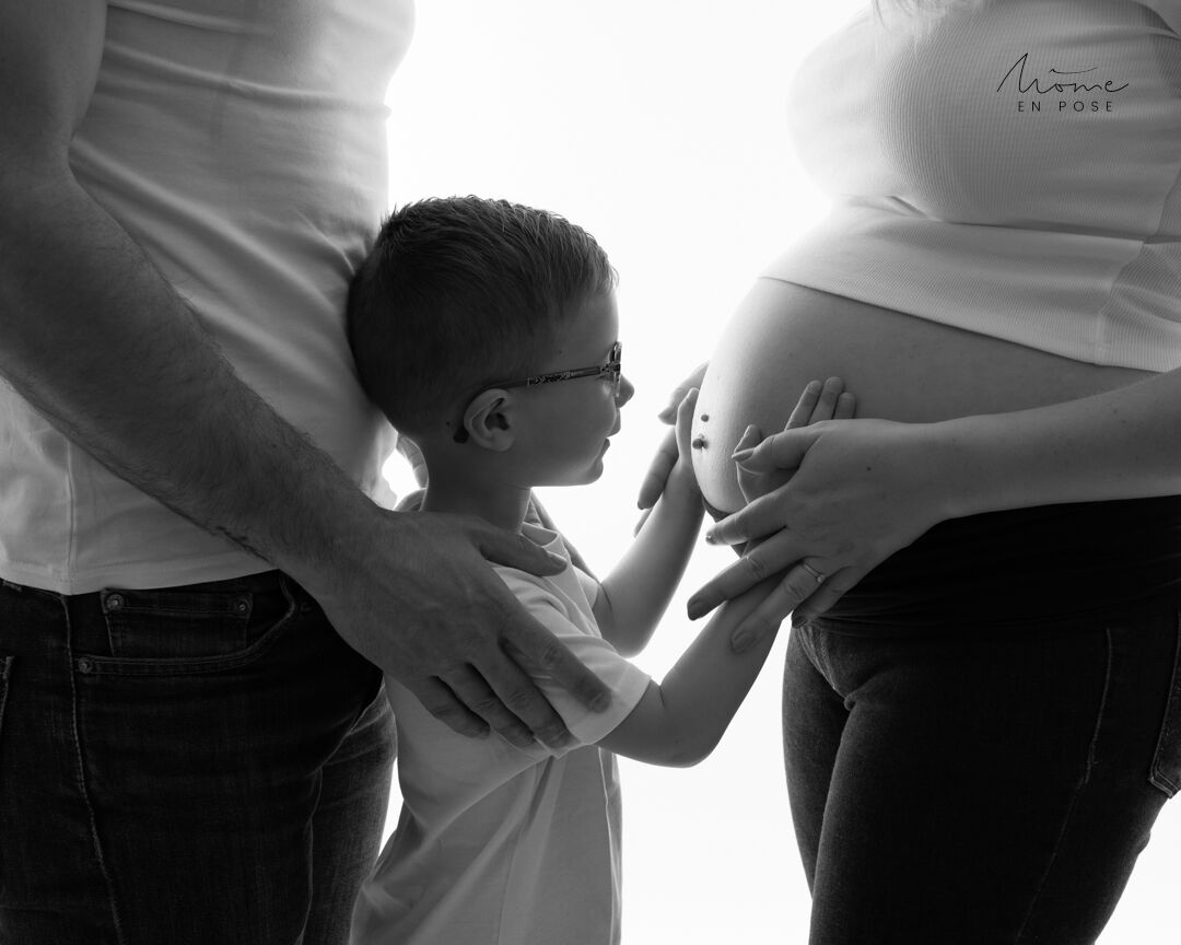 Séance grossesse avec un ainé