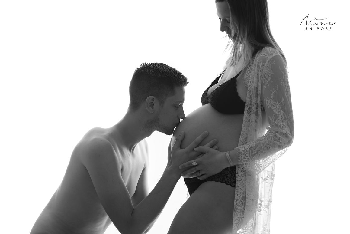 Les photos de couple en séance grossesse