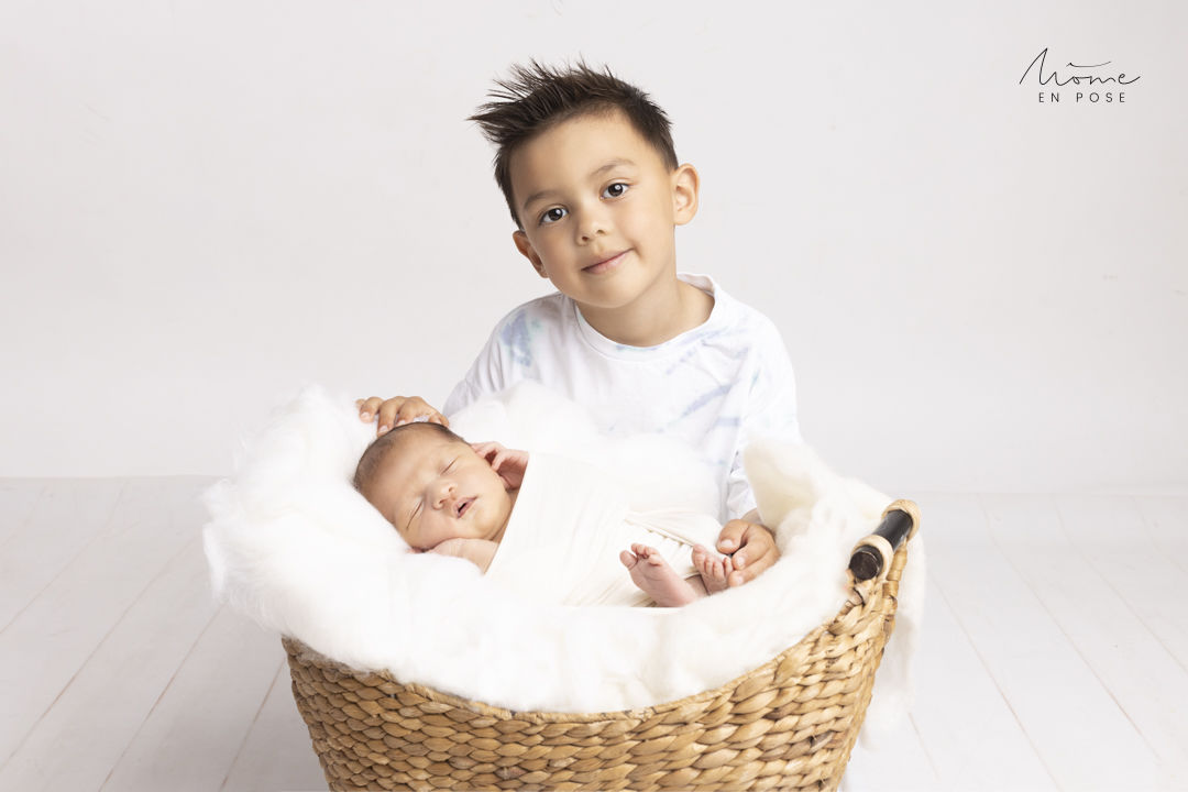 Séance naissance - Les photos avec les ainés