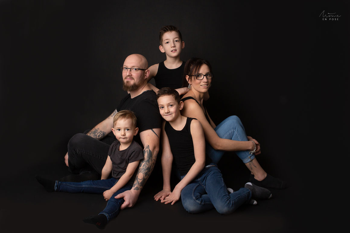 Shooting famille en studio