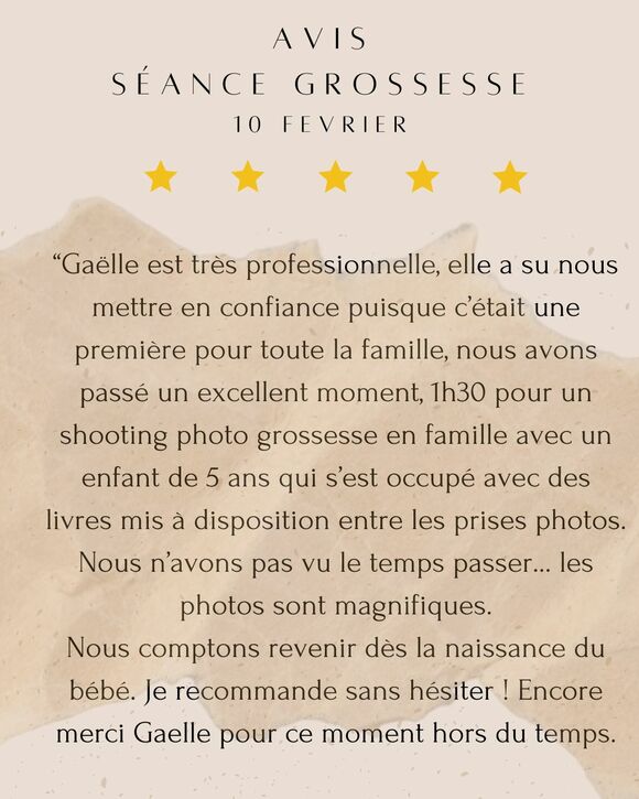 Shooting grossesse avec vos ainés