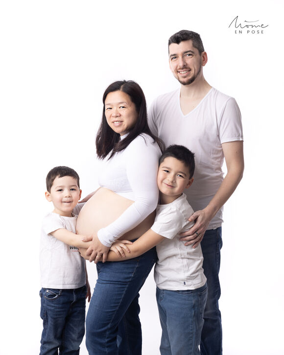 Séance famille en attendant bébé
