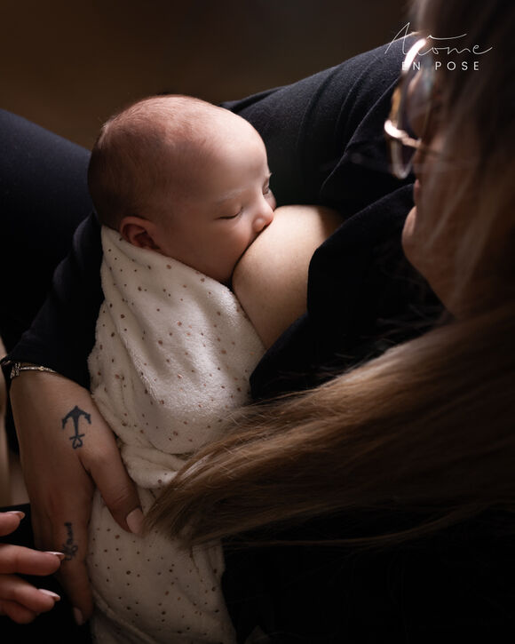 Séance naissance en studio