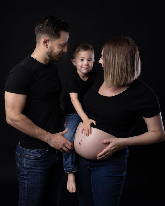 Séance grossesse avec un ainé