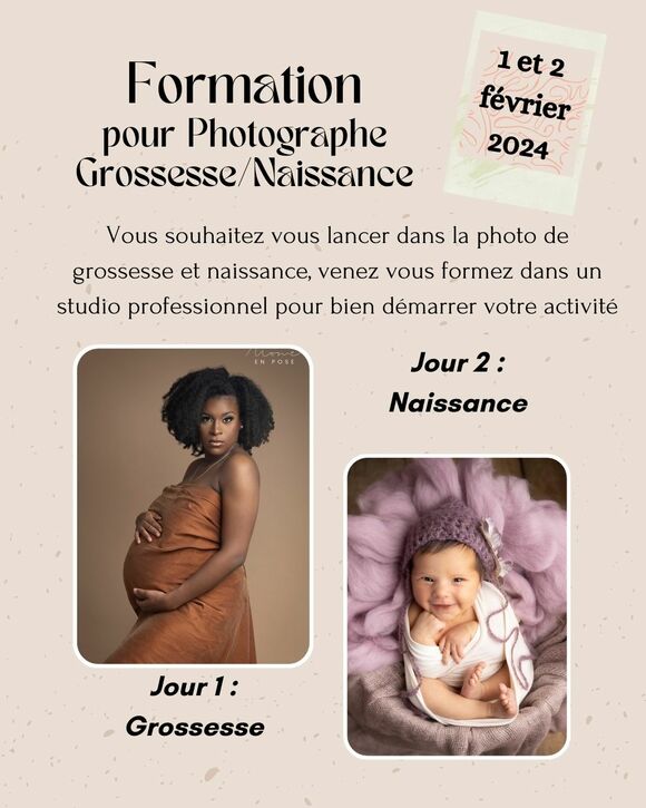 Formation pour photographe Grossesse/Naissance