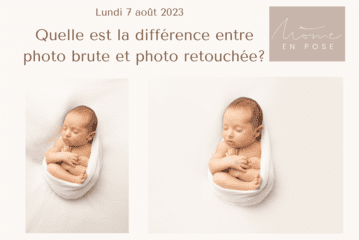 La différence entre photo brute et photo retouchée