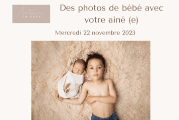 Des photos de bébé avec votre ainé (e)