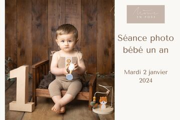 Séance photo bébé un an