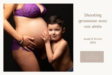 Shooting grossesse avec vos ainés