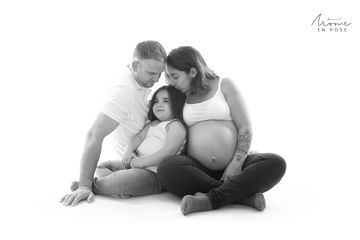 Photos studio de grossesse - Couple