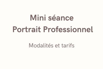 Mini Séance Portrait Professionnel