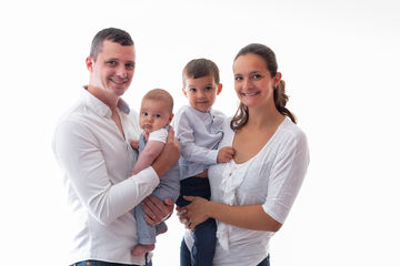 Shooting famille en studio